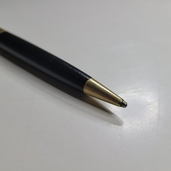 Pelikan‎ Fountain Pen Tortoise Brown Stripe Case Mechanical Pencil Zip Vintage - Picture 9 of 16